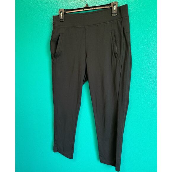 Athleta Modern Metro Capri Black Athletic Pants Women's Small - Picture 2 of 7